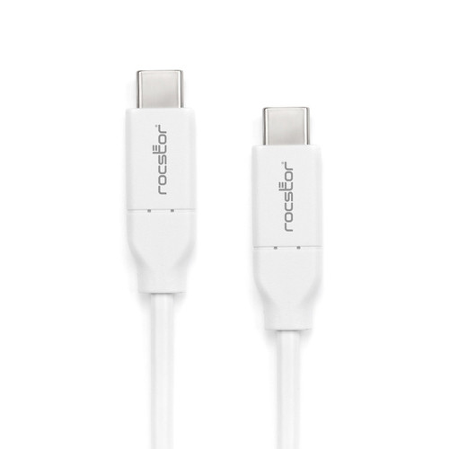 Rocstor  câble USB USB 2.0 2 m USB C 0,48 Gbit/s 100 W Blanc - Y10C274-W1