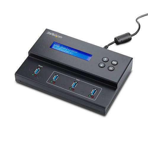 StarTech.com  duplicateur de supports et de données Copieur de lecteur flash usb Noir 3 copies - USBDUP313