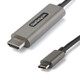 StarTech.com Câble USB C vers HDMI 4K 60Hz HDR10 1m - Câble Adaptateur Vidéo Ultra HD USB Type-C vers HDMI 4K 2.0b - Convertisseur Graphique USB-C vers HDMI HDR - DP 1.4 Alt Mode HBR3 - CDP2HDMM1MH