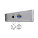 StarTech.com  station d'accueil Avec fil USB 3.2 Gen 1 (3.1 Gen 1) Type-C Noir, Argent - DK30CH2DPPD