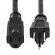StarTech.com  câble électrique Noir 4,5 m NEMA 5-15R NEMA 5-15P - HX-15F-POWER-CORD