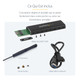 StarTech.com Boîtier Aluminium M.2 SSD vers USB 3.0 (5Gbps) avec UASP - Noir - M.2 NGFF SATA avec Clé B & Clé B+M - Boîtier Externe M.2 Portable - Non Compatible avec NVMe / AHCI - SM2NGFFMBU33