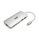 Tripp Lite  station d'accueil USB 3.2 Gen 2 (3.1 Gen 2) Type-C Argent - U442-DOCK11-S