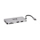 Tripp Lite  station d'accueil Avec fil USB 3.2 Gen 1 (3.1 Gen 1) Type-C Noir, Gris - U442-DOCK8-GG