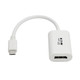 Tripp Lite  câble vidéo et adaptateur 0,15 m USB Type-C DisplayPort Blanc - U444-06N-DP4K6W