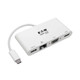 Tripp Lite  adaptateur graphique USB Blanc - U444-06N-HV4GU