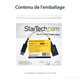 StarTech.com Adaptateur DisplayPort vers HDMI - Convertisseur Vidéo DP 1.2 vers HDMI 1080p - Câble DP vers HDMI pour Moniteur/Écran - Câble Passif DP à HDMI - Connecteur DP à Verrouillage - DP2HDMI2