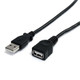 StarTech.com Câble d'Extension Mâle/Femelle USB 2.0 de 1.80m - Prolongateur USB - Rallonge - USBEXTAA6BK