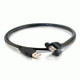 C2G 3ft USB 2.0 A Male to A Female Panel Mount Cable câble USB 0,9 m USB A Noir - 28064
