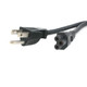 StarTech.com  câble électrique Noir 0,92 m NEMA 5-15P Coupleur C5 - PXT101NB3S3 StarTech.com  câble électrique Noir 0,92 m NEMA 5-15P Coupleur C5 - PXT101NB3S3
