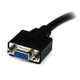 StarTech.com Câble adaptateur DVI vers VGA de 20cm - Convertisseur DVI-I vers HD15 - M/F - DVIVGAMF8IN