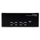 StarTech.com Switch Commutateur KVM USB 4 ports Sortie Vidéo DVI, Audio HUB USB 2.0 3 Écrans - 4 PC - SV431TDVIUA