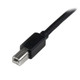 StarTech.com Câble USB Actif A vers B 20 m - M/M - Noir - USB2HAB65AC