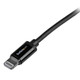 StarTech.com Câble Apple Lightning vers USB pour iPhone 5 / iPod / iPad de 1 m - M/M - Noir - USBLT1MB