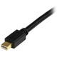 StarTech.com Câble Mini DisplayPort vers DVI de 3m - Adaptateur Mini DP à DVI - Vidéo 1080p - Lien Unique Passif mDP 1.2 vers DVI-D - mDP ou Thunderbolt 1/2 Mac/PC vers Moniteur DVI - MDP2DVIMM10B
