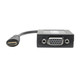 Tripp Lite  câble vidéo et adaptateur 0,1524 m Mini HDMI VGA (D-Sub) Noir - P131-06N-MINI