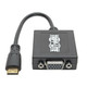 Tripp Lite  câble vidéo et adaptateur 0,1524 m Mini HDMI VGA (D-Sub) Noir - P131-06N-MINI