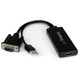 StarTech.com Adaptateur VGA vers HDMI avec audio et alimentation par USB – Convertisseur VGA vers HDMI portable – 1080p - VGA2HDU