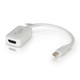 C2G  câble vidéo et adaptateur 0,2 m Mini DisplayPort HDMI Blanc - 54314