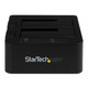 StarTech.com Station d'accueil USB 3.0 / eSATA pour 2 disques durs SATA III de 2,5 / 3,5 - Dock HDD / SSD avec UASP - SDOCK2U33EB