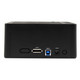 StarTech.com Station d'accueil USB 3.0 / eSATA pour 2 disques durs SATA III de 2,5 / 3,5 - Dock HDD / SSD avec UASP - SDOCK2U33EB