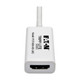 Tripp Lite  câble vidéo et adaptateur 0,1524 m Mini DisplayPort HDMI Blanc - P137-06N-HD-UHD