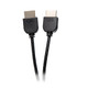 C2G Câble HDMI haut débit flexible avec connecteurs discrets, 30 cm - 4K 60 Hz - 41361