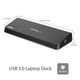 StarTech.com Station d'Accueil USB 3.0 Double Écran avec HDMI et DisplayPort 4K - USB 3.0 vers 4x USB-A, Ethernet, HDMI et DP - Station d'Accueil Universelle USB A pour PC pour Mac/Win - USB3DOCKHDPC