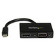 StarTech.com Adaptateur audio / vidéo de voyage - Convertisseur 2-en-1 Mini DisplayPort vers HDMI ou VGA - MDP2HDVGA