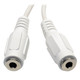 Tripp Lite  câble audio 0,15 m 3,5mm 2 x 3.5mm Blanc - P313-06N-WH