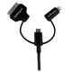 StarTech.com Câble combo USB vers Lightning / Dock 30 broches / Micro USB de 1 m - Noir - LTADUB1MB