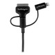 StarTech.com Câble combo USB vers Lightning / Dock 30 broches / Micro USB de 1 m - Noir - LTADUB1MB