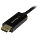 StarTech.com Câble DisplayPort vers HDMI 2m - 4K 30Hz - Adaptateur DP vers HDMI - Convertisseur pour Moniteur DP 1.2 à HDMI - Connecteur DP à Verrouillage - Cordon Passif DP vers HDMI - DP2HDMM2MB