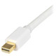 StarTech.com Câble adaptateur Mini DisplayPort vers HDMI de 2 m - M/M - 4K - Blanc - MDP2HDMM2MW