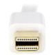 StarTech.com Câble adaptateur Mini DisplayPort vers HDMI de 2 m - M/M - 4K - Blanc - MDP2HDMM2MW