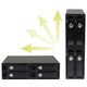 StarTech.com Backplane pour 4 disques durs SAS/SATA de 2,5" - Rack mobile 4x HDD / SSD avec échange à chaud - SATSASBP425