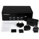 StarTech.com Switch KVM USB double VGA à 4 ports avec hub USB 2.0 à 2 ports - SV431DVGAU2A