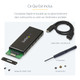 StarTech.com Boîtier USB 3.1 (10 Gb/s) pour SSD SATA M.2 NGFF avec câble USB-C - Aluminium - SM21BMU31C3 StarTech.com Boîtier USB 3.1 (10 Gb/s) pour SSD SATA M.2 NGFF avec câble USB-C - Aluminium - SM21BMU31C3