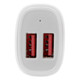 StarTech.com  chargeur d'appareils mobiles Universel Blanc Allume-cigare Auto - USB2PCARWHS