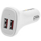 StarTech.com  chargeur d'appareils mobiles Universel Blanc Allume-cigare Auto - USB2PCARWHS