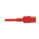 Tripp Lite  câble électrique Rouge 1,8 m Coupleur C14 Coupleur C15 - P018-006-ARD