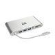 Tripp Lite  station d'accueil Avec fil USB 3.2 Gen 1 (3.1 Gen 1) Type-C Argent - U442-DOCK1