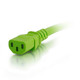 C2G  câble électrique Vert 2,4 m Coupleur C14 Coupleur C13 - 17537