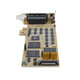 StarTech.com Carte Série PCI Express - 16 Ports DB9 RS232 - Low + Full Profile - Adaptateur Série Multiport - Carte Série PCIe - PEX16S550LP