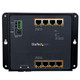 StarTech.com Switch Industriel POE+ Gigabit Ethernet 8 ports - 2 connexions MSA SFP - 30W - Switch Gbe Haute Puissance L2 adminstrable renforcé - Fixation murale Rail DIN IP-30/ -40C° à 75C° - IES101GP2SFW