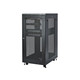 StarTech.com Armoire Rack Serveur 24U à 4 Montants, Armoire Verrouillable 19" pour Ordinateur/AV/Équipement IT, Rack Réseau pour Bureau/Domicile avec Roulettes et Rails de Montage Ajustables - RK2433BKM