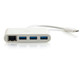 C2G  station d'accueil USB 3.2 Gen 1 (3.1 Gen 1) Type-C Blanc - 29746