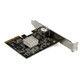 StarTech.com Carte Adaptateur Réseau PCIe 5G - Adaptateur d'Interface Réseau PCIe NBASE-T & 5GBASE-T 2.5BASE-T - 5/2.5/1GbE Multi Gigabit Ethernet Workstation NIC - Carte LAN 4 Vitesses - ST5GPEXNB