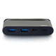 C2G  hub & concentrateur Thunderbolt 3 5000 Mbit/s Noir - 26914