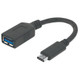 Manhattan  câble USB USB 3.2 Gen 1 (3.1 Gen 1) 0,15 m USB C USB A Noir - 355285